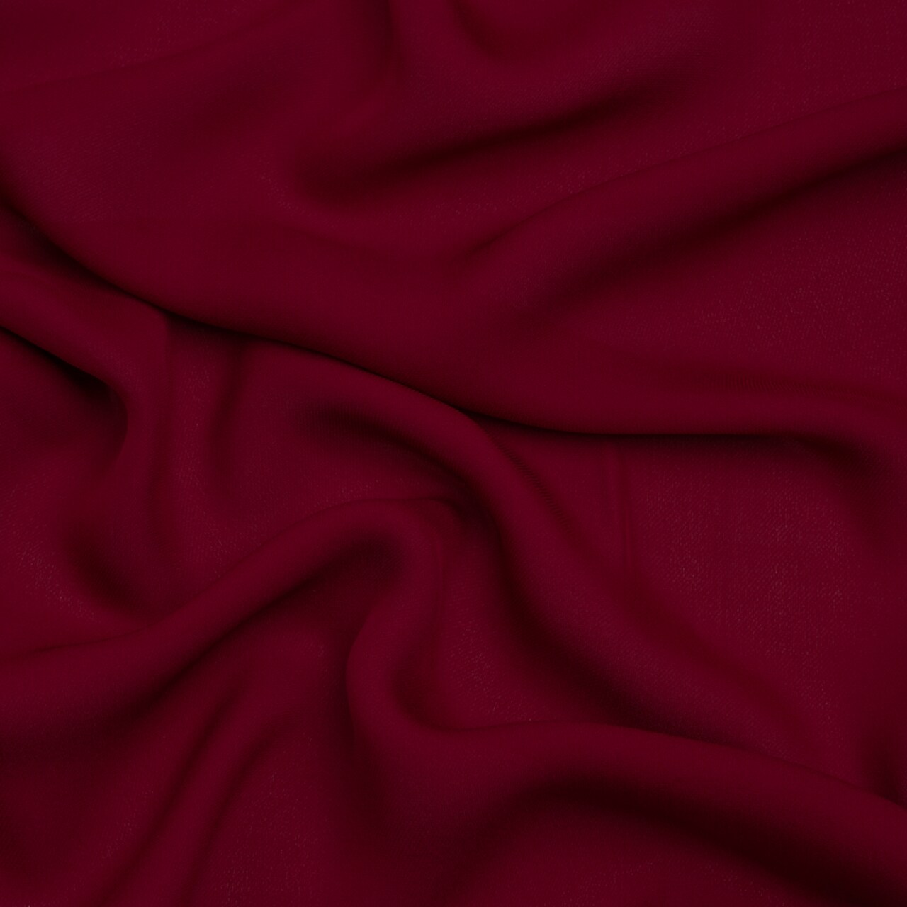 1 Yard Wine Silk Double Georgette Premium Evening Blouse Fabric, 44 Inches Wide